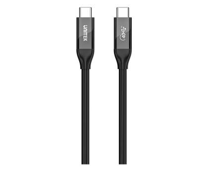 Kabel UNITEK przewód USB-C 4.0 PD 100W 40 Gbps 8K 2 m C14100ABK01-2M